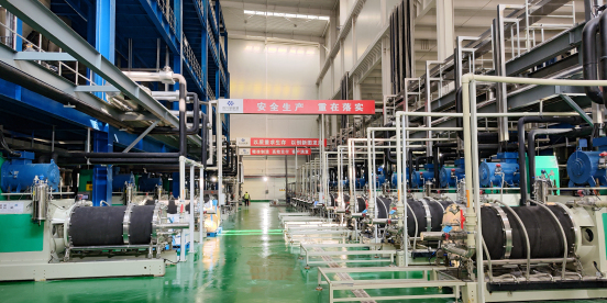 500L纳米节能棒销砂磨机生产现场